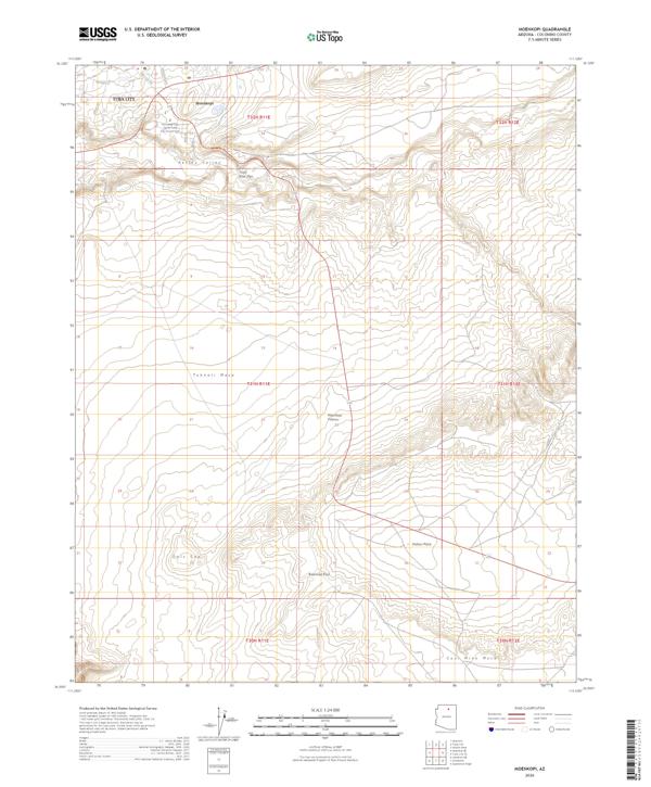 Moenkopi topographic map thumbnail