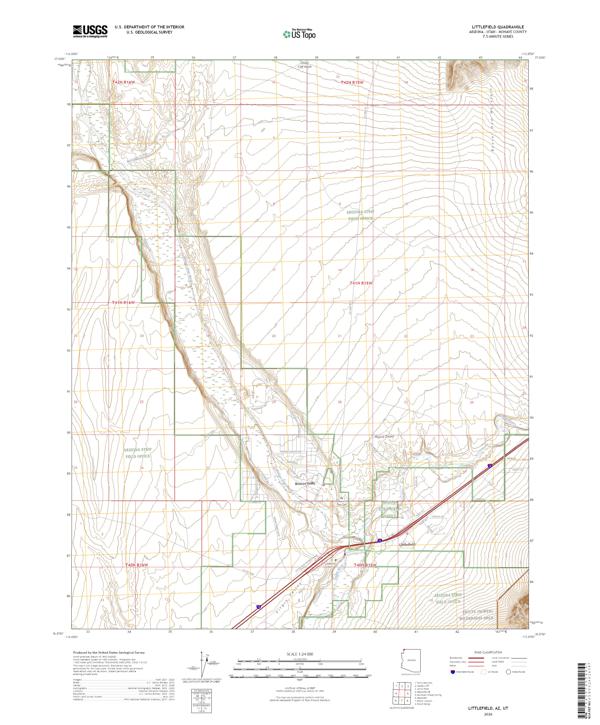 Littlefield topographic map thumbnail