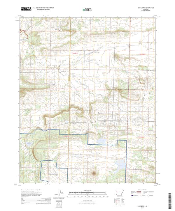 Charleston topographic map thumbnail