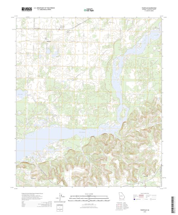 Faceville topographic map thumbnail