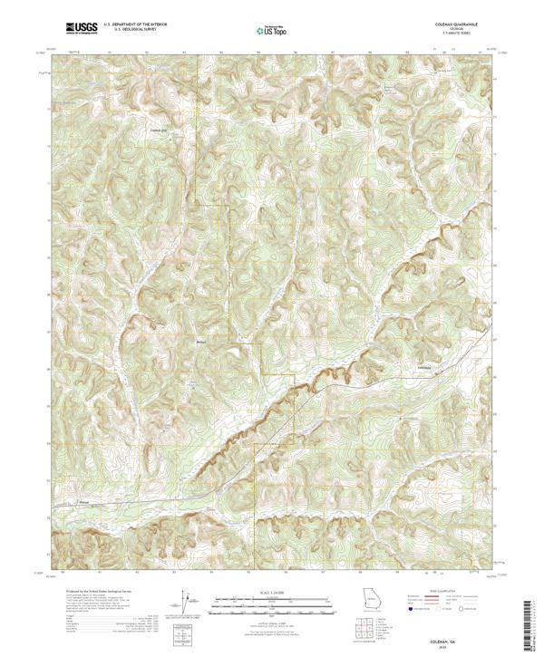 Coleman topographic map thumbnail