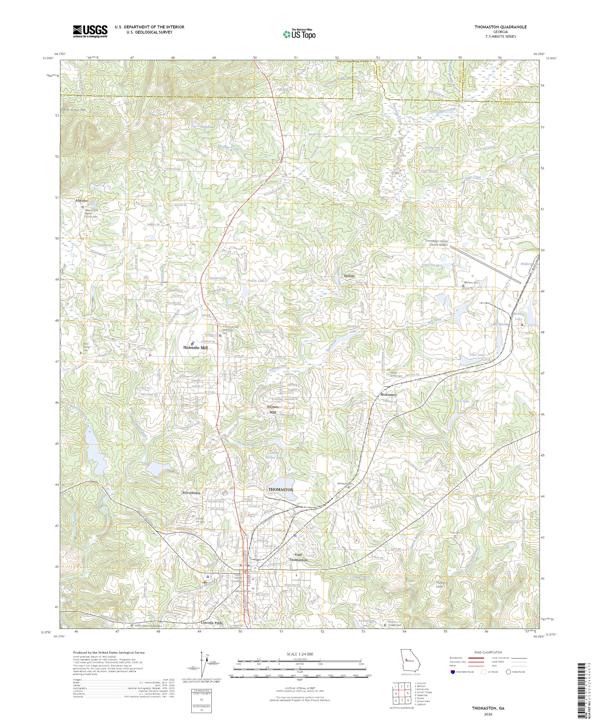 Thomaston 2026 topographic map thumbnail