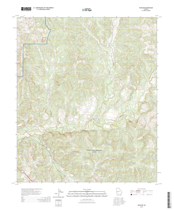 Ochillee 2026 topographic map thumbnail