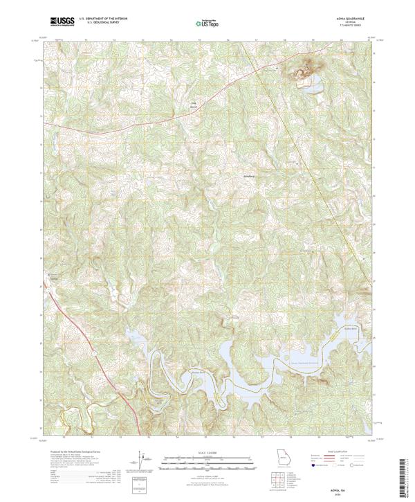 Aonia topographic map thumbnail