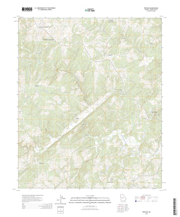 Frolona topographic map thumbnail