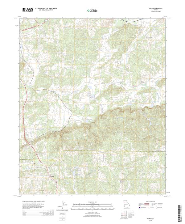 Felton topographic map thumbnail