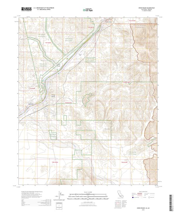 Cross Roads 2026 topographic map thumbnail