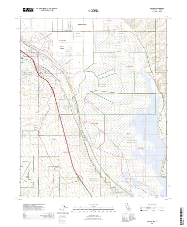 Needles 2026 topographic map thumbnail